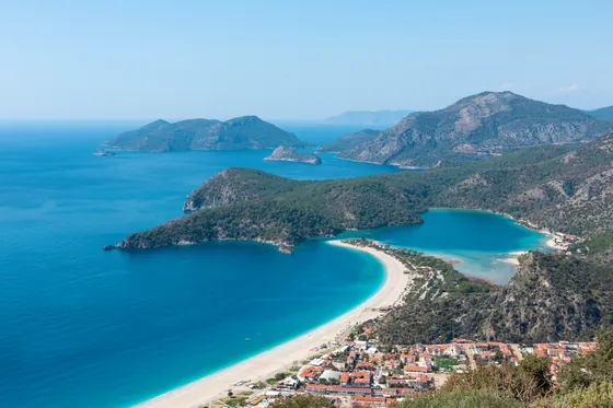 Błękitna Laguna w Ölüdeniz koło Fethiye, Turcja